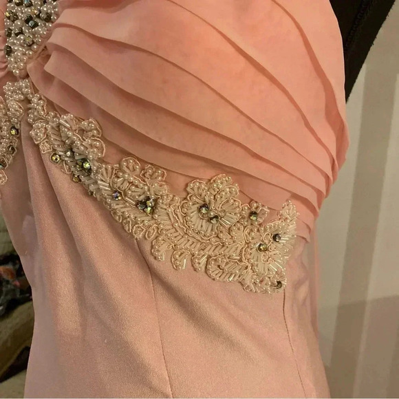Lillie Rubin exclusively Sherri Hill vintage evening beaded dress size 10 - Picture 4 of 8